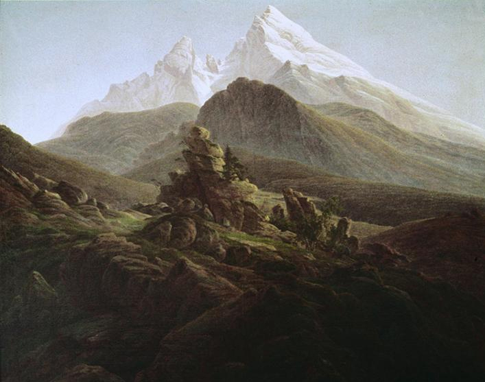 Watzmann by Friedrich